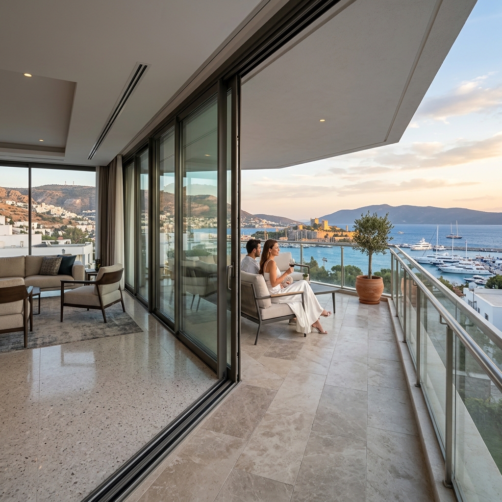 Yalıkavak Osman Cam Balkon ve Mimari Cam Uygulaması