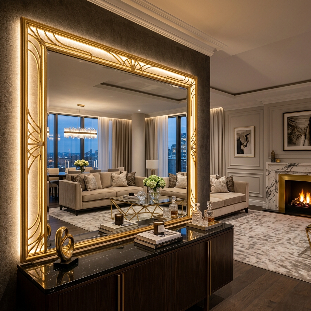 Dekoratif ve Mimari Ayna Tasarımları Yalıkavak